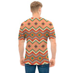 Geometric Navajo Pattern Print Men's T-Shirt