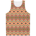 Geometric Navajo Pattern Print Men's Tank Top