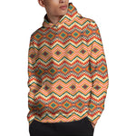 Geometric Navajo Pattern Print Pullover Hoodie