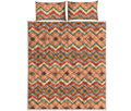 Geometric Navajo Pattern Print Quilt Bed Set