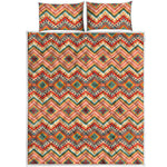 Geometric Navajo Pattern Print Quilt Bed Set