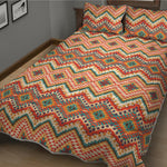 Geometric Navajo Pattern Print Quilt Bed Set