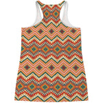 Geometric Navajo Pattern Print Women's Racerback Tank Top