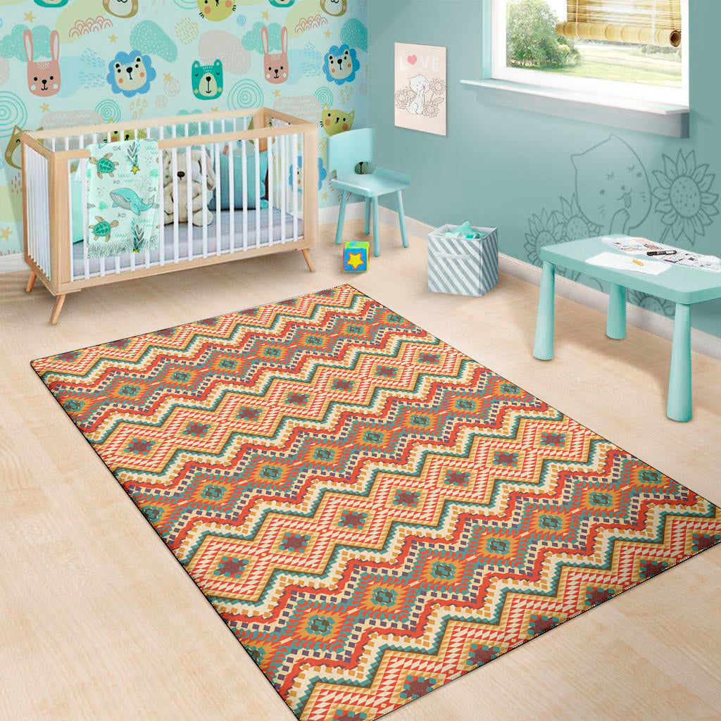 Geometric Pendleton Navajo Pattern Print Area Rug