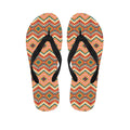 Geometric Navajo Pattern Print Flip Flops