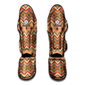 Geometric Navajo Pattern Print Muay Thai Shin Guards