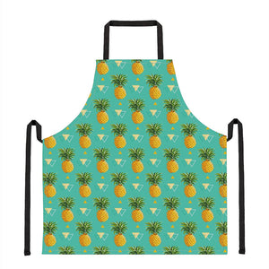 Geometric Pineapple Pattern Print Apron