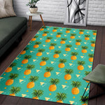 Geometric Pineapple Pattern Print Area Rug GearFrost