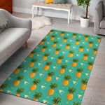 Geometric Pineapple Pattern Print Area Rug GearFrost