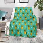 Geometric Pineapple Pattern Print Blanket