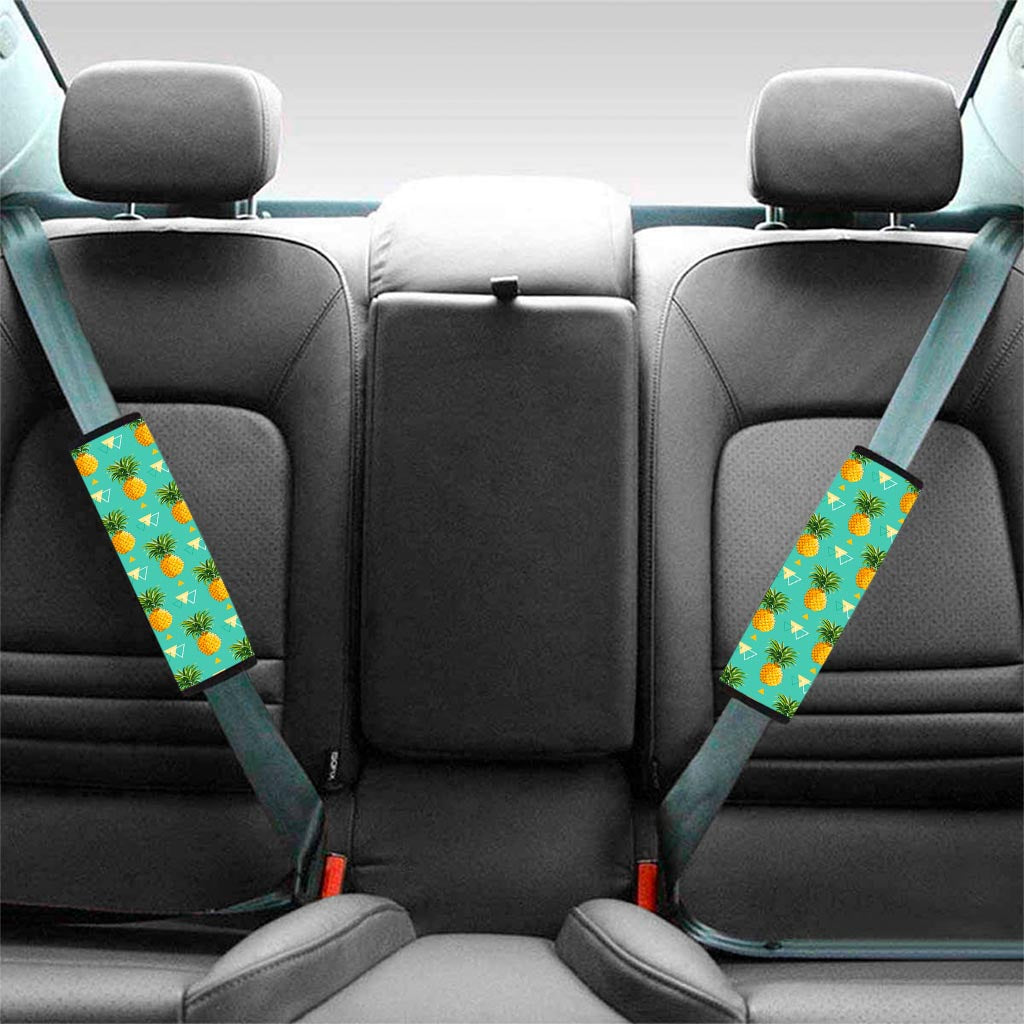 Geometric Pineapple Pattern Print Car Seat Belt Covers