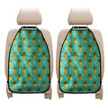 Geometric Pineapple Pattern Print Car Seat Organizers
