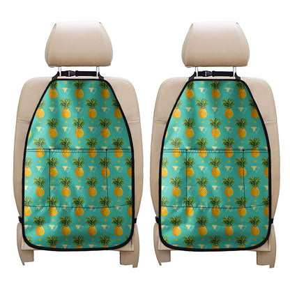 Geometric Pineapple Pattern Print Car Seat Organizers