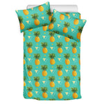 Geometric Pineapple Pattern Print Duvet Cover Bedding Set