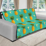 Geometric Pineapple Pattern Print Futon Protector