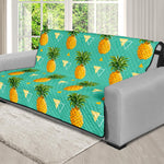 Geometric Pineapple Pattern Print Futon Protector