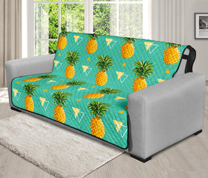 Geometric Pineapple Pattern Print Futon Protector