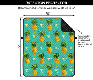 Geometric Pineapple Pattern Print Futon Protector