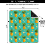 Geometric Pineapple Pattern Print Futon Protector