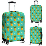 Geometric Pineapple Pattern Print Luggage Cover GearFrost