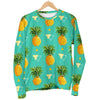 Geometric Pineapple Pattern Print Men's Crewneck Sweatshirt GearFrost