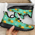 Geometric Pineapple Pattern Print Mesh Knit Shoes