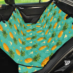 Geometric Pineapple Pattern Print Pet Car Back Seat Cover