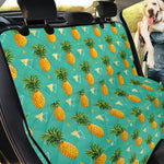 Geometric Pineapple Pattern Print Pet Car Back Seat Cover