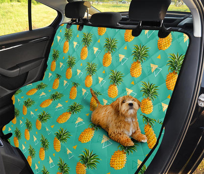 Geometric Pineapple Pattern Print Pet Car Back Seat Cover