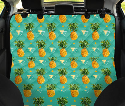 Geometric Pineapple Pattern Print Pet Car Back Seat Cover