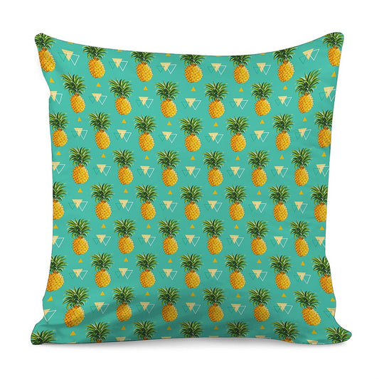 Geometric Pineapple Pattern Print Pillow Cover