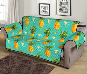 Geometric Pineapple Pattern Print Sofa Protector