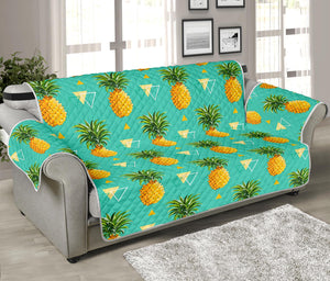 Geometric Pineapple Pattern Print Sofa Protector