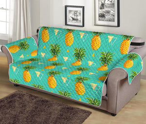 Geometric Pineapple Pattern Print Sofa Protector