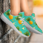 Geometric Pineapple Pattern Print Sport Shoes GearFrost