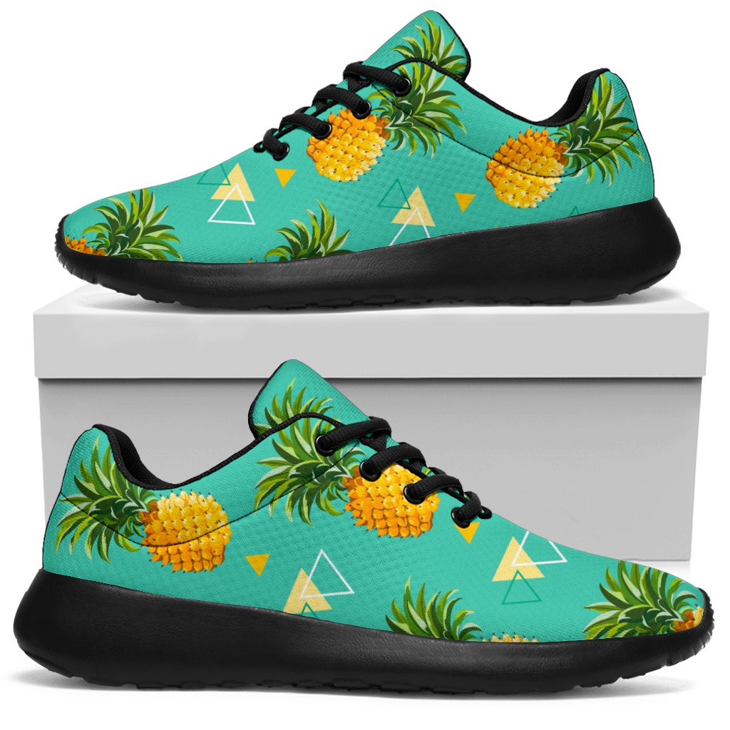 Geometric Pineapple Pattern Print Sport Shoes GearFrost