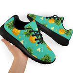 Geometric Pineapple Pattern Print Sport Shoes GearFrost