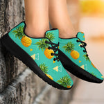 Geometric Pineapple Pattern Print Sport Shoes GearFrost