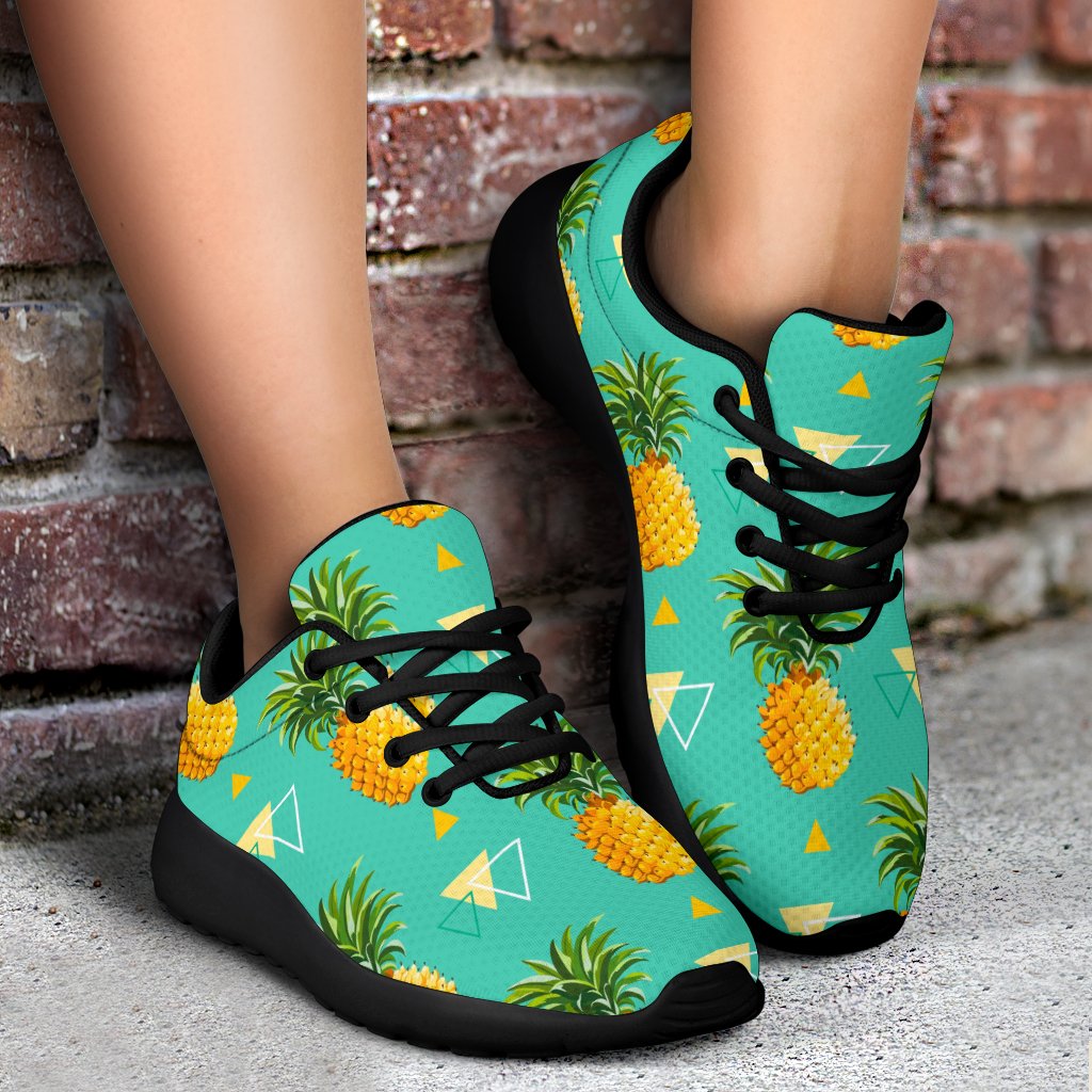 Geometric Pineapple Pattern Print Sport Shoes GearFrost