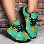 Geometric Pineapple Pattern Print Sport Shoes GearFrost