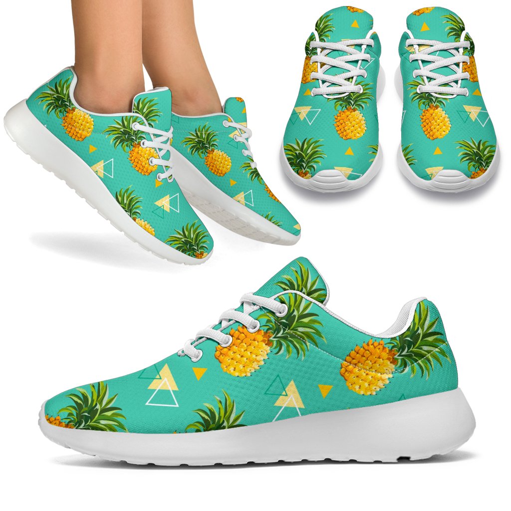 Geometric Pineapple Pattern Print Sport Shoes GearFrost