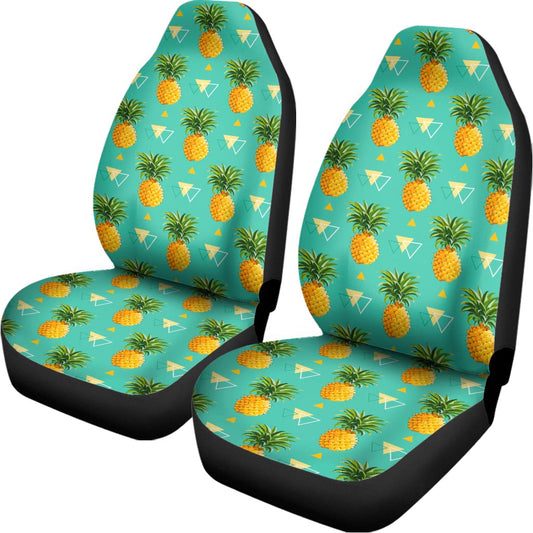 Geometric Pineapple Pattern Print Universal Fit Car Seat Covers