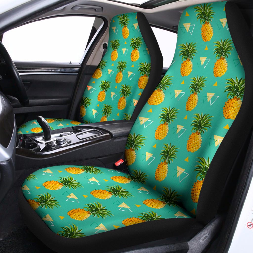 Geometric Pineapple Pattern Print Universal Fit Car Seat Covers