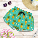 Geometric Pineapple Pattern Print Women's Shorts