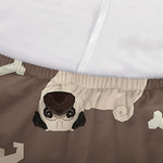 Geometric Pug Pattern Print Sofa Cover