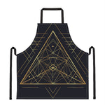 Geometric Pyramid Print Apron