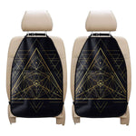 Geometric Pyramid Print Car Seat Organizers