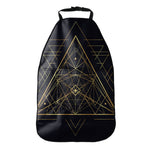 Geometric Pyramid Print Car Seat Organizers