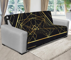 Geometric Pyramid Print Futon Protector