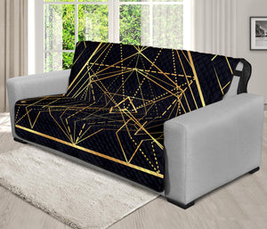 Geometric Pyramid Print Futon Protector